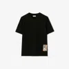 Burberry T-shirt In Black