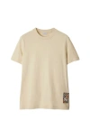 Burberry Beige Cotton T-shirt In Nutmeg