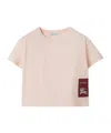 Burberry Girl's Racheal Ekd Label Short-sleeve T-shirt In Pink