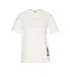 Burberry Side Logo Cotton T-shirt In White