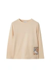 Burberry Kids' Vintage Check-patch T-shirt In Calico