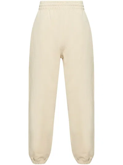 BURBERRY CHECK LABEL COTTON TRACK PANTS