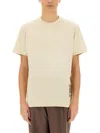 Burberry Beige Cotton T-shirt In Beige