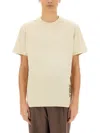 Burberry Beige Cotton T-shirt In Neutrals