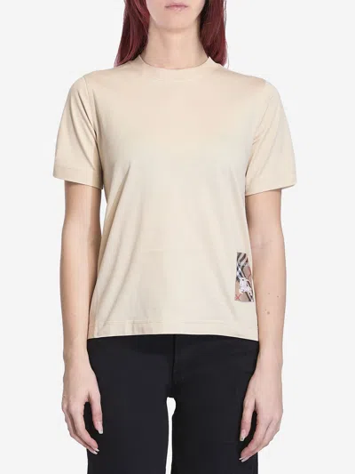 BURBERRY CHECK LABEL TSHIRT