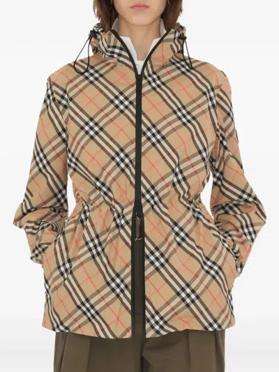 BURBERRY CHECK LIGHTWEIGHT JACKET