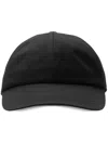 Burberry Men's Check Lined Baseball Cap In Black