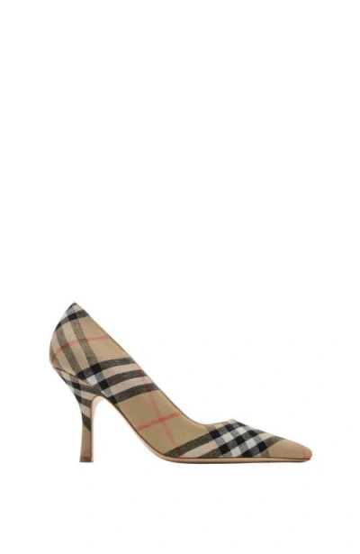BURBERRY BURBERRY CHECK DAME PUMPS