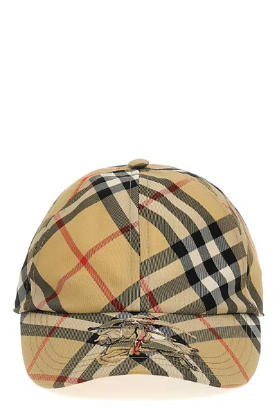 BURBERRY BURBERRY CHECK LOGO CAP
