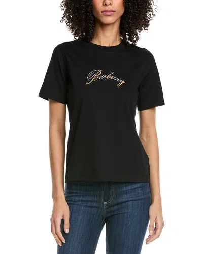 BURBERRY BURBERRY CHECK LOGO T-SHIRT