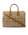 Burberry Women Printed Canvas Medium Check Handbag In Multi