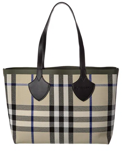 Burberry Mittelgrosse Check Tote Bag In Multi