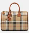 Burberry Bowling Check Medium Size Hand Bag In Brown