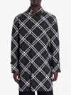 Burberry Nova Check Reversible Cotton Coat In Brown