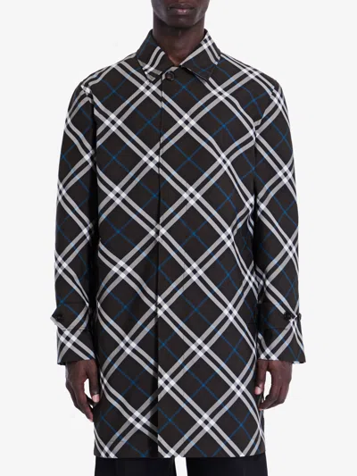BURBERRY CHECK MEDIUM TRENCH COAT