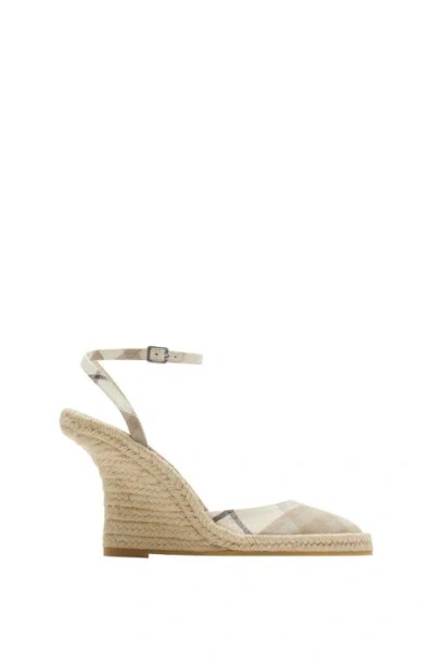 BURBERRY BURBERRY CHECK MEWS ESPADRILLE PUMPS