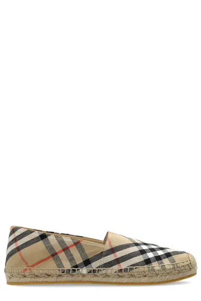 BURBERRY CHECK MEWS ESPADRILLES