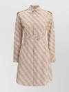 Burberry Archive Check Midi Dress