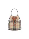Burberry Check Mini Bag In Beige