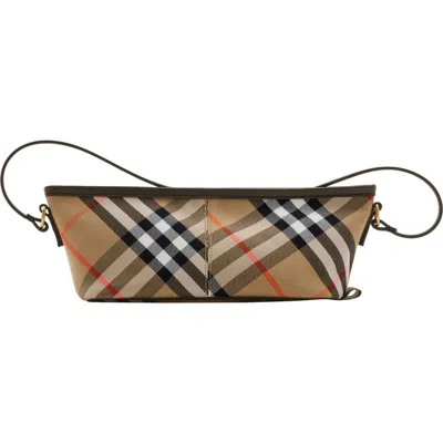 Burberry Check Mini Bag In Sand