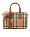 Burberry Check Bowling Mini Bag In Multicolor