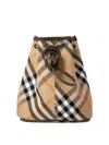 BURBERRY BURBERRY "CHECK MINI" BUCKET BAG