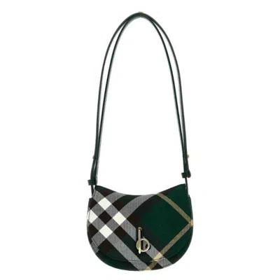 Burberry Check Mini Rocking Horse Bag In Red