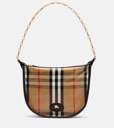 BURBERRY CHECK MINI SHOULDER BAG