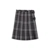 Burberry Check Mini Skirt Women In Multi
