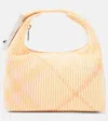 Burberry Medium Peg Duffle Shoulder Bag In Pink