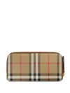 Burberry Vintage Check-pattern Zipped Wallet
