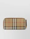 Burberry Vintage Check-pattern Zipped Wallet