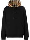 Burberry Samuel Sweatshirt With Check Hood