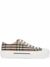 Burberry Checked Lace In Beige