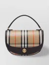 Burberry Check Motif Crossbody Handbag With Removable Strap