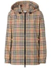 BURBERRY BURBERRY CHECK MOTIF HOODED JACKET
