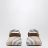 Burberry Check Motif Mary Jane Ballet Flats In Cotton