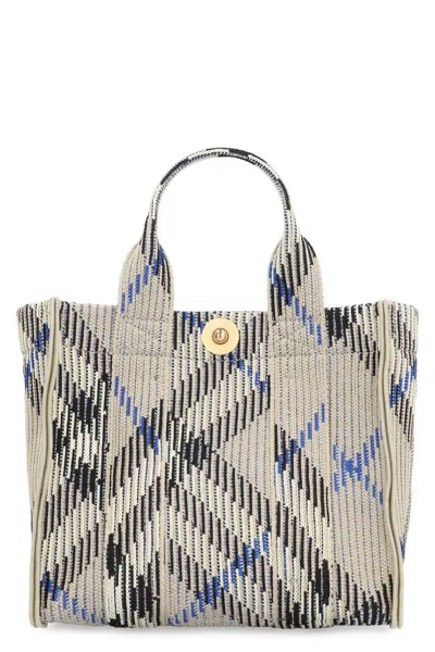 Burberry Check Motif Mini Tote Bag