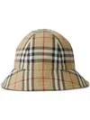 Burberry Check Motif Nylon Bucket Hat