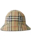 Burberry Check Motif Nylon Bucket Hat
