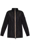 Burberry 'blackpool' Black Polyamide Raincoat Women In Black