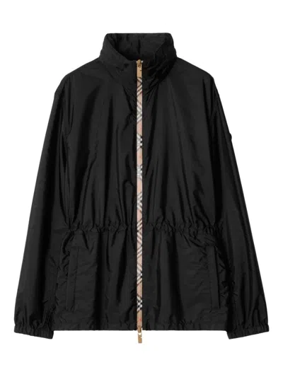 BURBERRY BURBERRY CHECK MOTIF NYLON JACKET