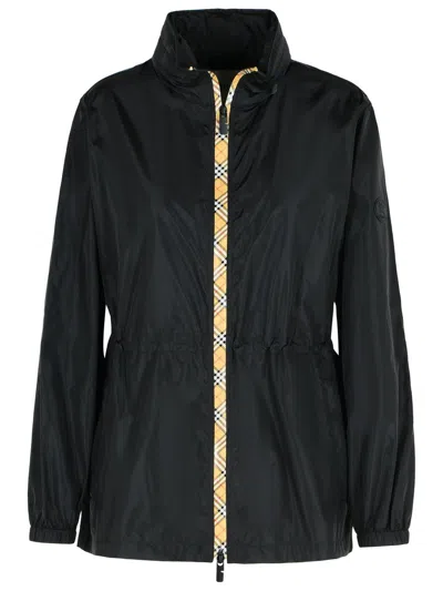 BURBERRY BURBERRY CHECK MOTIF NYLON JACKET