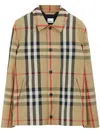 Burberry Check Motif Shirt Jacket