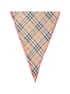 Burberry Check Silk Scarf Scarves And Foulards Multicolor