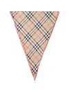 Burberry Check Silk Scarf Scarves And Foulards Multicolor