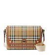 Burberry Check Note Cross-body Bag In Brown