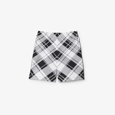 BURBERRY BURBERRY CHECK NYLON BLEND SHORTS