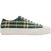Burberry Check Nylon Blend Sneakers