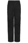 Burberry Ultra-lightweight Nylon Pants For Men In Black Ip Check